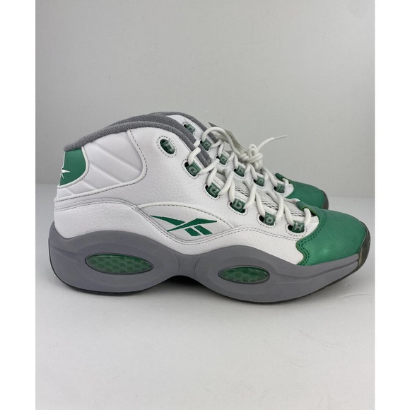Reebok Question Mid \'Philadelphia‎ Eagles\' Green/White FZ3993 Men\'s sz. 12